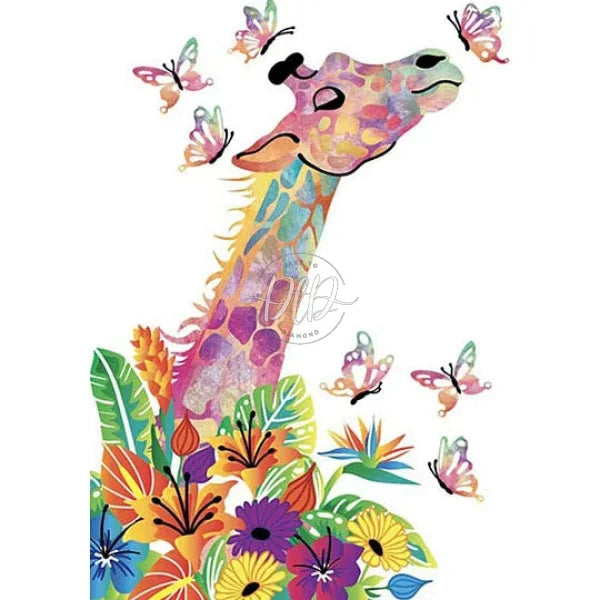 Giraffe 20*30Cm(Canvas) Full Square Drill Diamond Painting