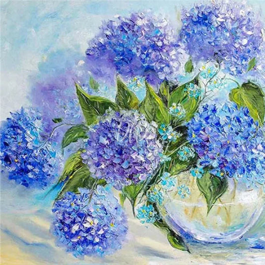 Hydrangea 20*20Cm Paint By Numbers