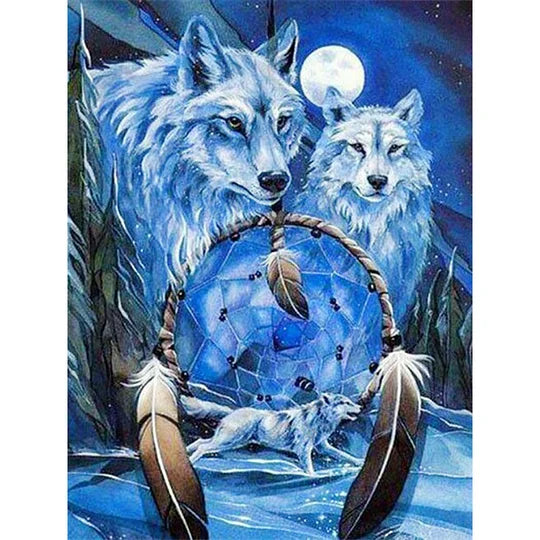 Wolf Head Dream Catcher