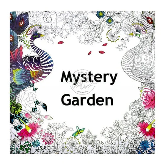 Mystery Garden Coloring Book 24 Pages
