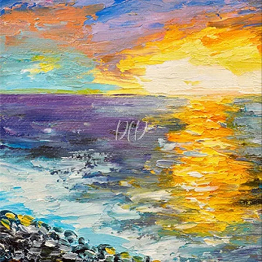 Seaside Sunset 20*20Cm Paint By Numbers
