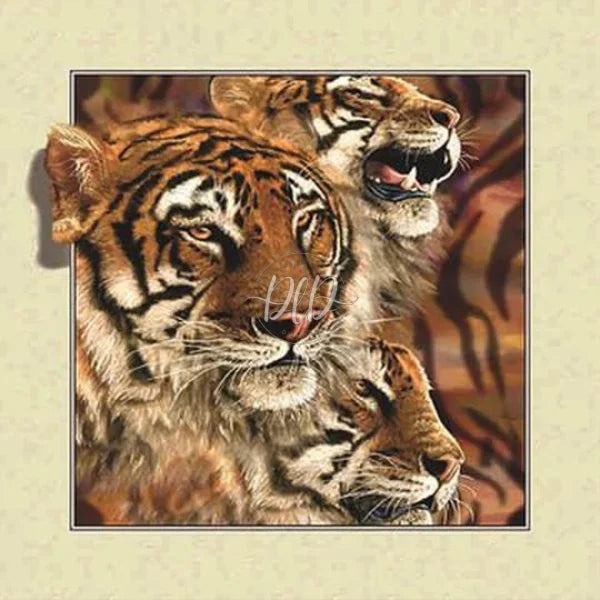 3D Tiger Outside The Frame