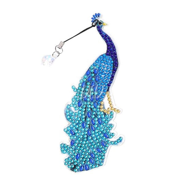 5D Diamonds Painting Bookmarks Diy Peacock Book Ornament For Adult Kid (Sq13-1)