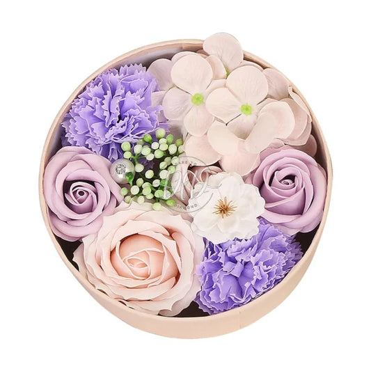 Artificial Soap Rose Flower Bouquet