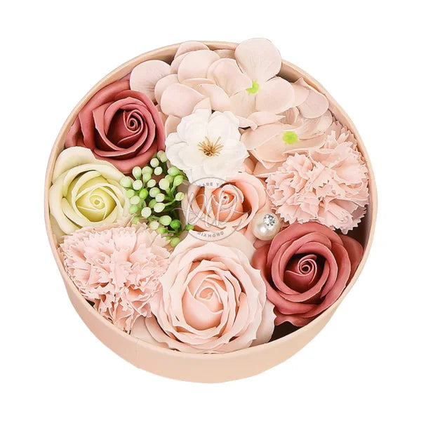 Artificial Soap Rose Flower Bouquet