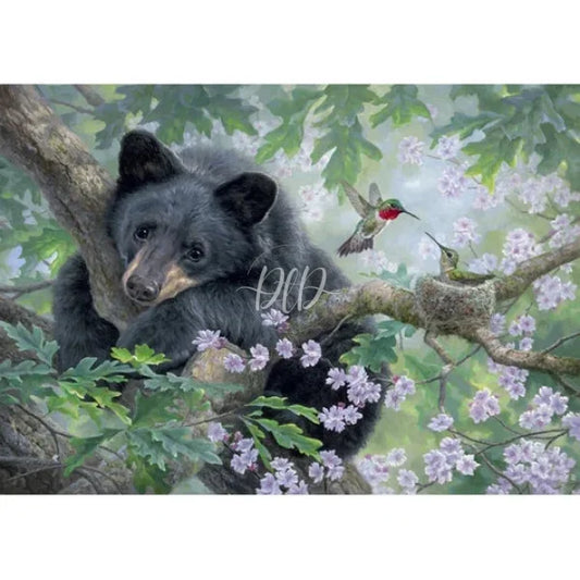 Black Bear On Tree