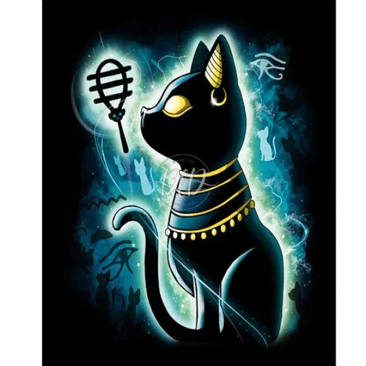 Black Egyptian Cat