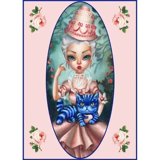 Cartoon Girl With Weird Big Eyes