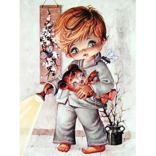 Cartoon Little Girl