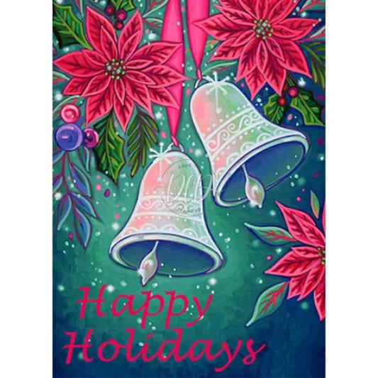 Christmas Poinsettia Bells