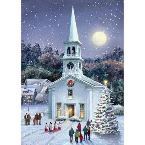 Christmas Snow Church