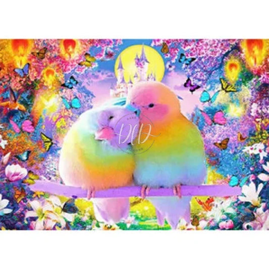 Color Parrot 40*30Cm(Canvas) Full Round Drill Diamond Painting