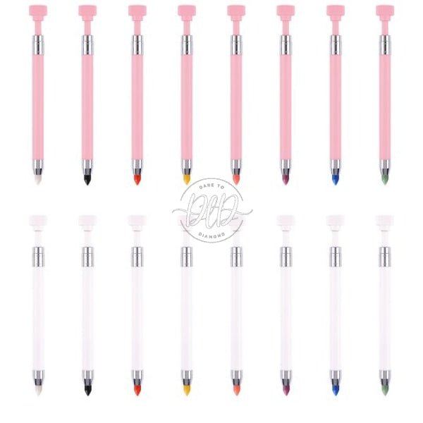 Diy Diamond Painting Drill Pen With Wax Acrylic Twister For Nail Art Rhinestones