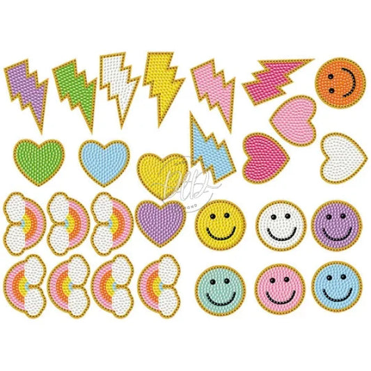 Diy Diamonds Art Mosaic Stickers Cute Gem Sticker For Kids Adult