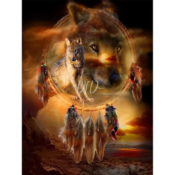 Dream Catcher Wolf