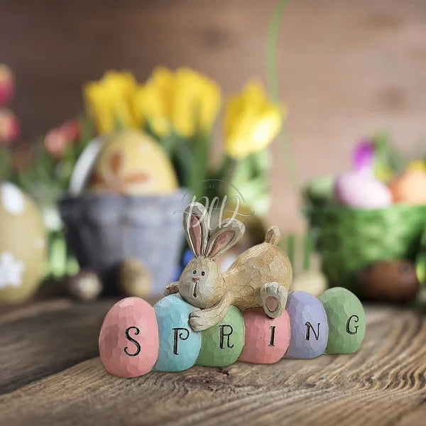 Easter Rabbit Eggs Decor