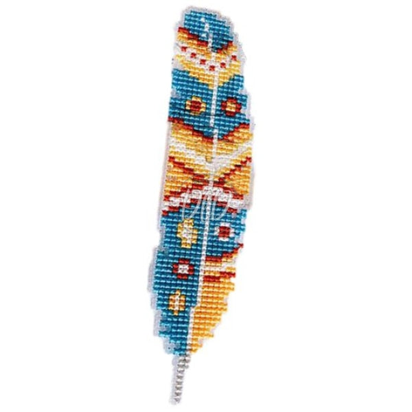 Feather 12Ct Counted Canvas( 18*6Cm) Cross Stitch