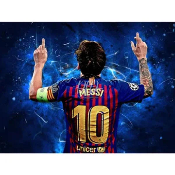 Football Player 40*30Cm(Canvas) Full Round Drill Diamond Painting