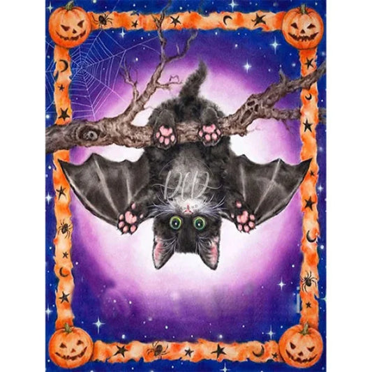 Halloween Bat Cat