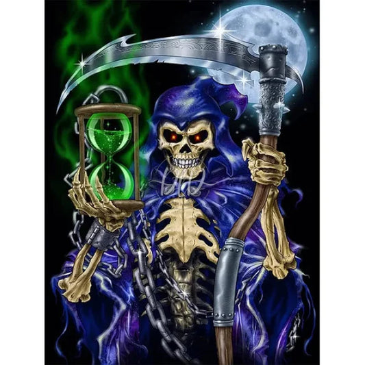 Halloween Scythe Skeleton Ghost