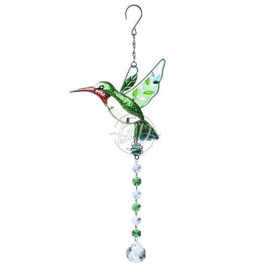 Hummingbird Dragonfly Colorful Beads