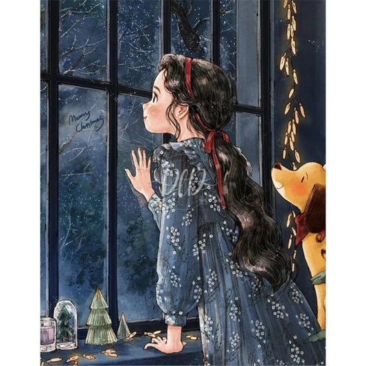 Little Girl By The Window