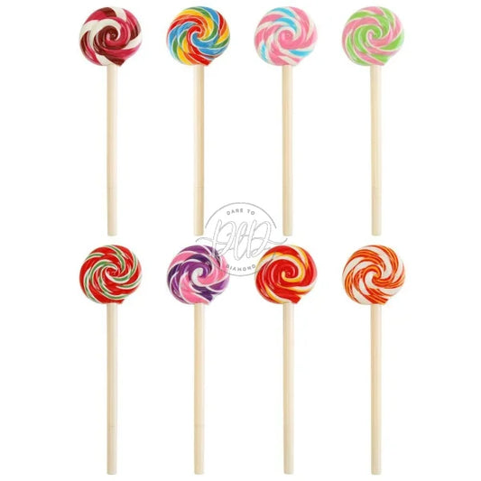 Lolly Shape 5D Diy Embroidery Diamond Painting Point Drill Pen Random Color