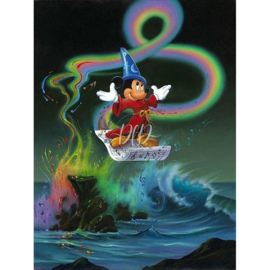 Mickey Mouse 30*40Cm(Canvas) Full Round Drill Diamond Painting