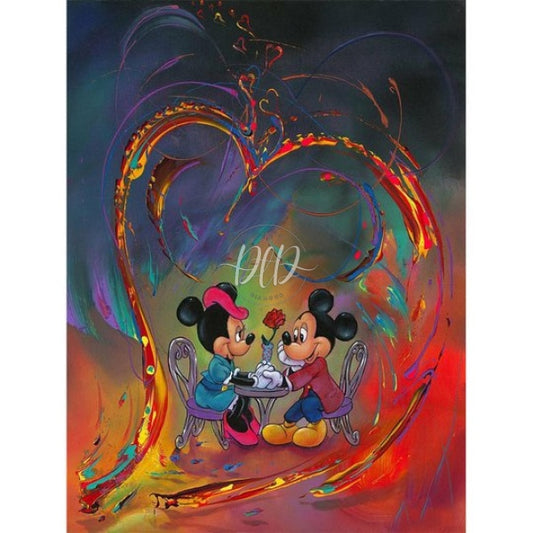 Mickey Mouse 30*40Cm(Canvas) Full Round Drill Diamond Painting