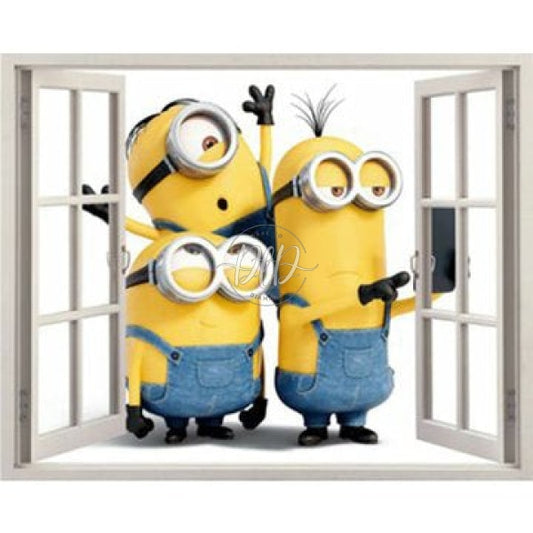 Minions Outside The Window