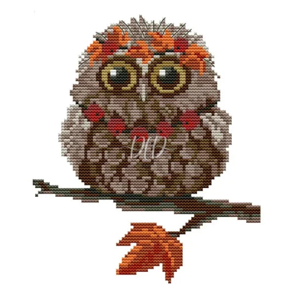 Owl(19*22Cm) 14Ct Cross Stitch Kit