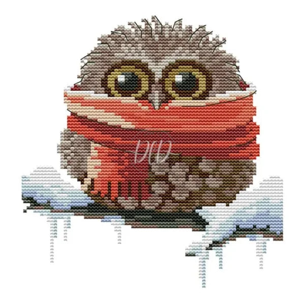 Owl In Scarf