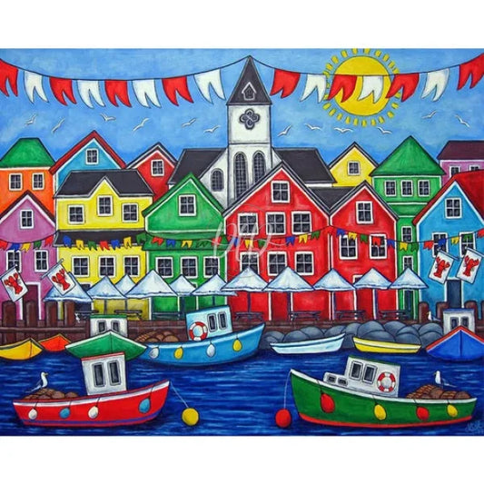 Port Of Lunenburg Nova Scotia Canada
