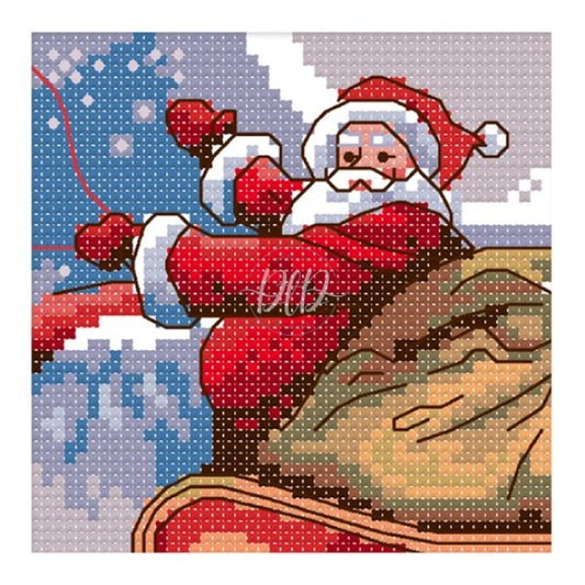 Santa Claus(13*13Cm) 14Ct Cross Stitch Kit