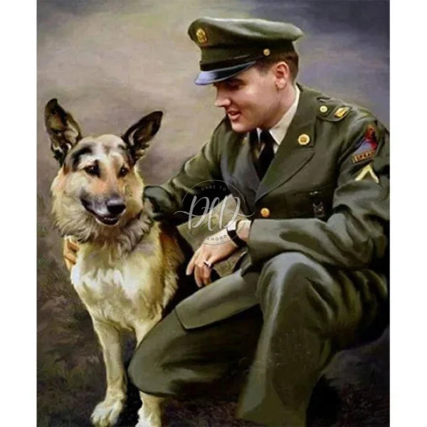 Soldier And Sheepdog