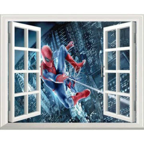 Spiderman Outside The Window