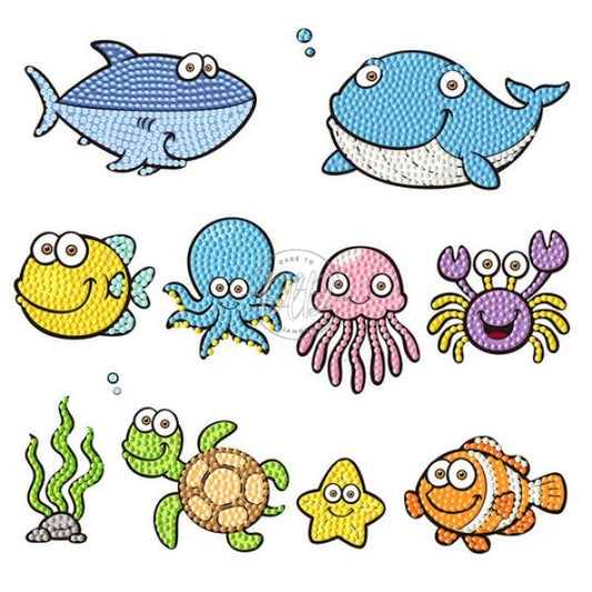 2Pcs Stickers Cute Diy Cartoon Animal For Kids Adult Gift Rewards (Bt101)