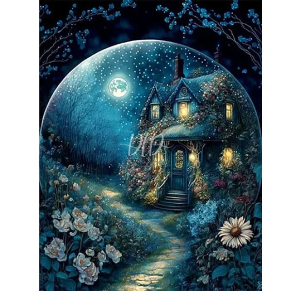 Stone Road Under The Moon