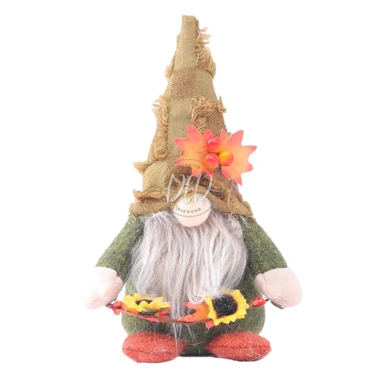 Sunflower Garden Gnome Plush Doll