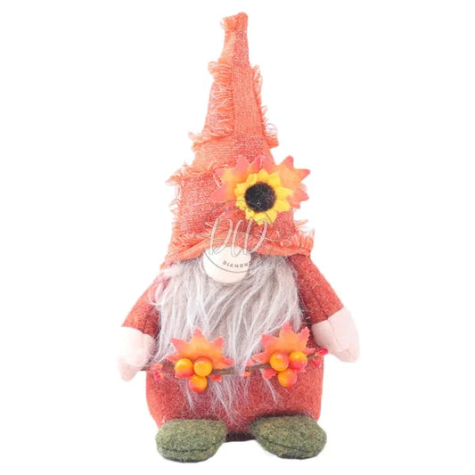 Sunflower Garden Gnome Plush Doll