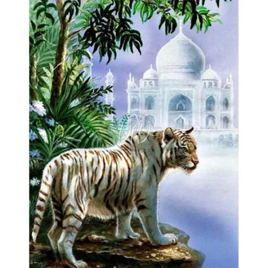 Taj Mahal White Tiger