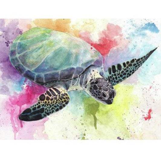 Watercolor Turtle