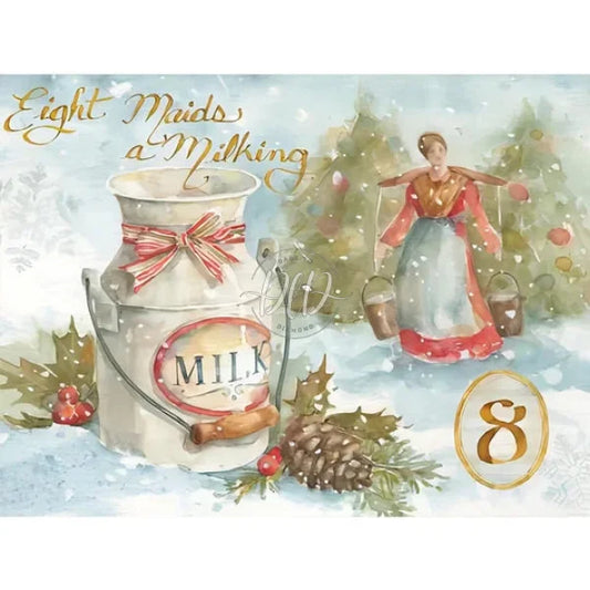 Winter Lakeside Milk