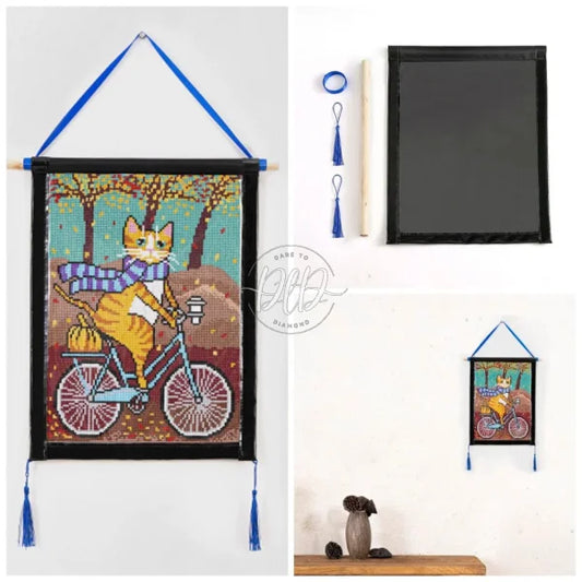 Wood Picture Frame Diamond Painting Diy Photo Frames Poster Hanger Decor
30X30